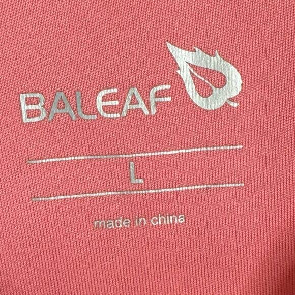 Baleaf Pink Athletic Long Sleeve T-Shirt Size Large - Picture 4 of 5